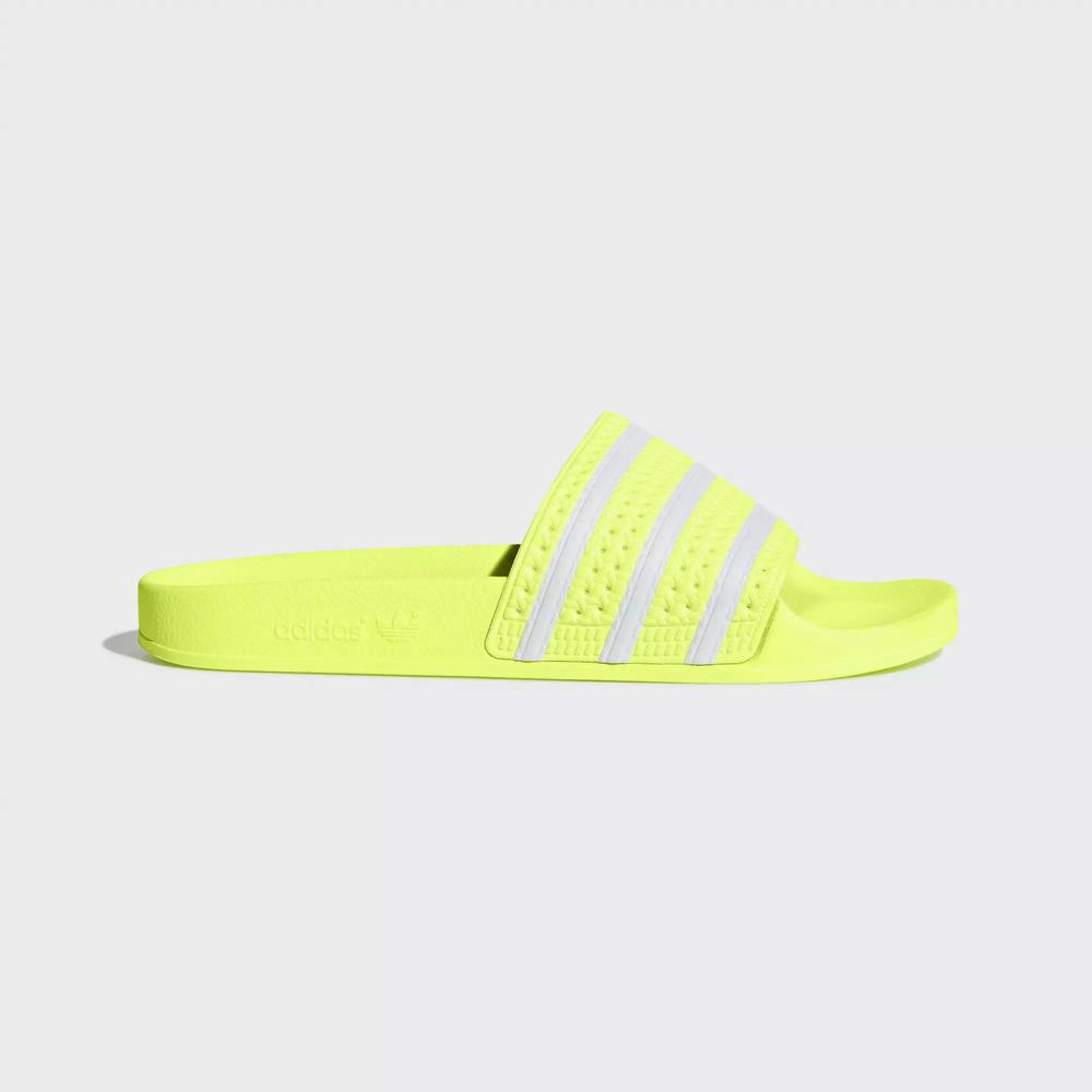 Adidas Adilette Chanclas Amarillos Para Hombre (MX-94782)